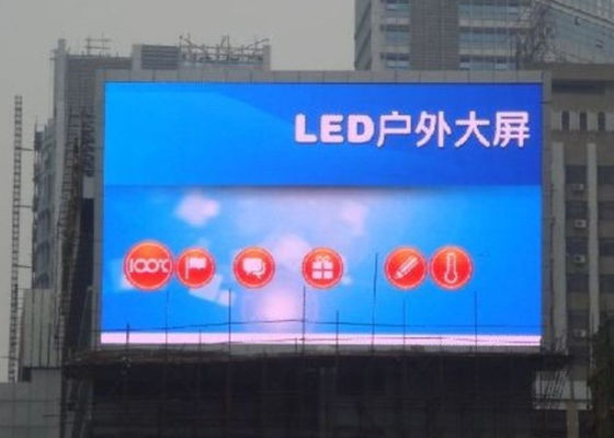 좋은 가격 풀 컬러 다이 캐스트 알루미늄 광고 야외 LED 디스플레이 10mm 픽셀 피치 3 스테이션 온라인으로