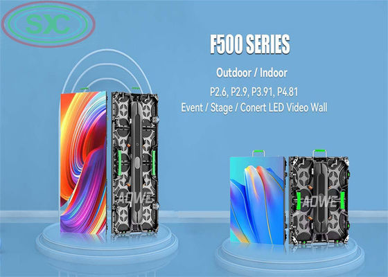 P3.91 실내 임대용 LED 비디오 벽 화면 250x250mm