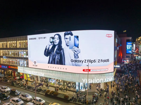 공장 3D 효과 풀 컬러 smd 야외 p5 960x960mm 철 방수 비디오 벽 LED 디스플레이 화면