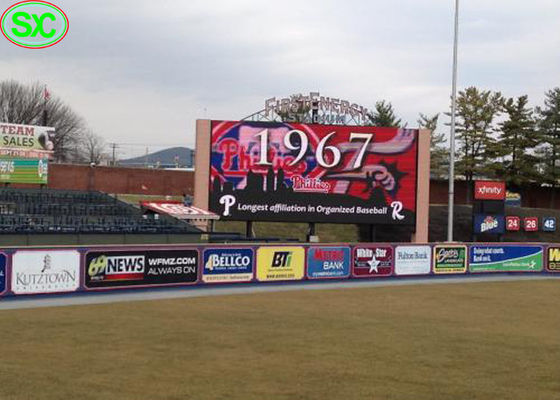 전자공학 디지털 방식으로 P10 옥외 풀 컬러 지도된 전시 게시판 매우 약하게