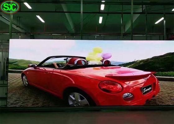 실내 풀 컬러 Hd 가동 가능한 지도된 전시 화면 커튼 높은 광도