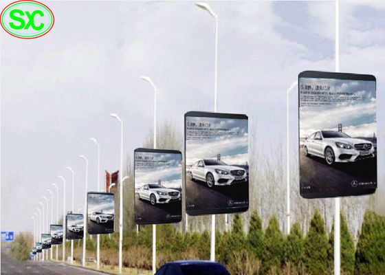 P6 폴란드 방수 지도한 스크린은 옥외 광고 거리를 위한 와이파이 4G를 서명합니다