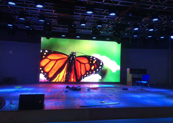 좋은 가격 P4 실내 풀 컬러 SMD LED 비디오 월 4mm 픽셀 피치 640x640mm 캐비닛 온라인으로