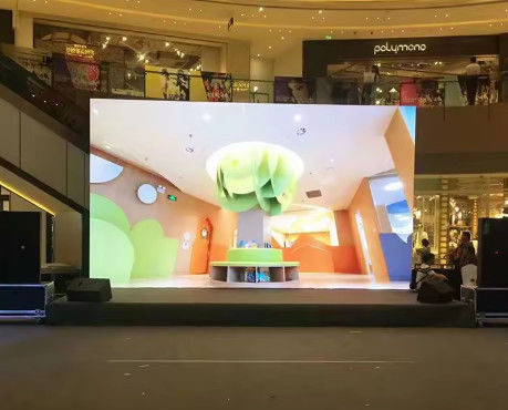 GOB 실내 LED 임대 디스플레이 P1.667 비디오 벽 무대 배경