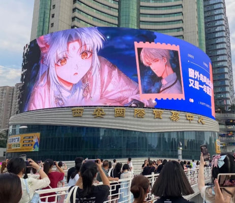 P5 야외 풀 컬러 HD LED 다이 캐스팅 알루미늄 스크린, 방수 및 먼지