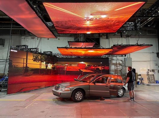 고해상도 p2 640x640mm LED 디스플레이 화면 실내 LED 패널 전체 색상 실내 LED 광고판 회의실