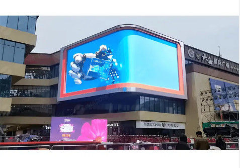 좋은 가격 20-50 °C 표면 장착 장치 철 또는 다이-casting 알루미늄을 위한 야외 LED 화면 온라인으로