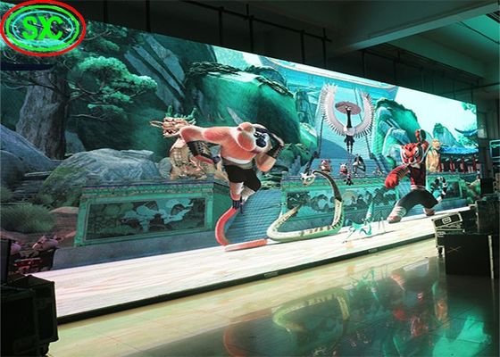 50/60Hz 입력 전압 LED 무대 스크린, 2.604mm 픽셀 피치