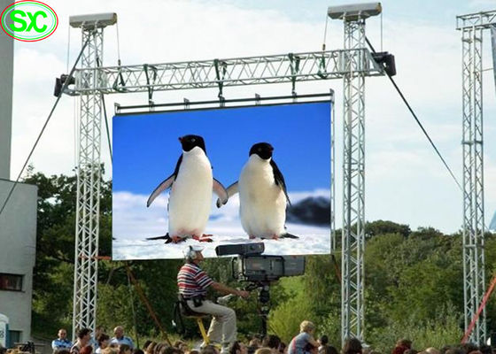 방수 옥외 움직일 수 있는 거는 P10 임대 발광 다이오드 표시 널