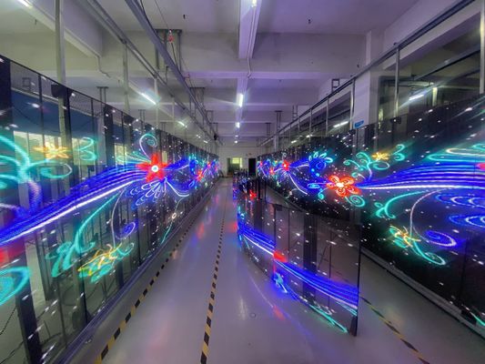 좋은 가격 P8 투명한 야외 전색 LED 주사형 알루미늄 캐비닛 온라인으로