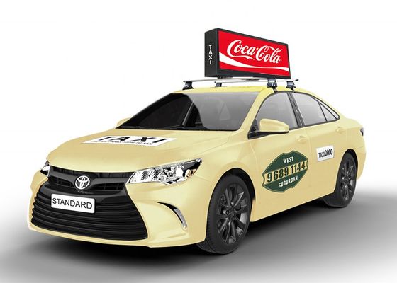 192*64점 화면 해상도 가늘고 현대적인 야외 디스플레이를 위한 자동차 LED 게시판