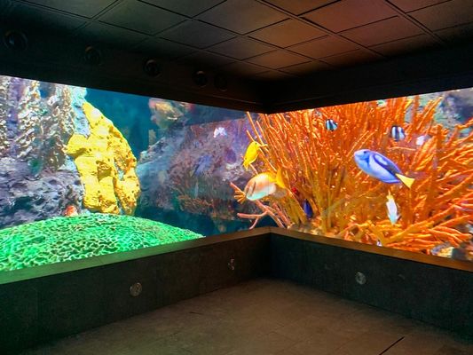 P5 야외 광고 LED 곡선 화면 SMD2121, 밝기 2500 니트