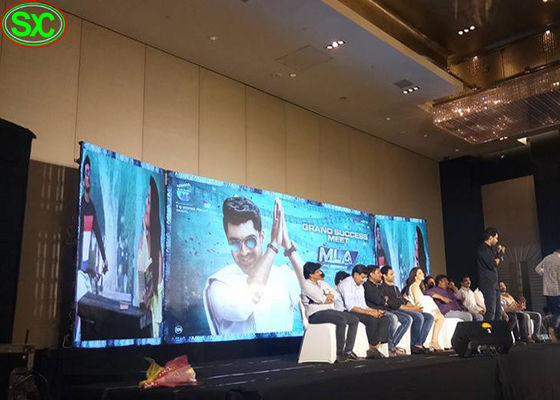 광고 P4 자석을 가진 실내 풀 컬러 발광 다이오드 표시 벽 정면 서비스