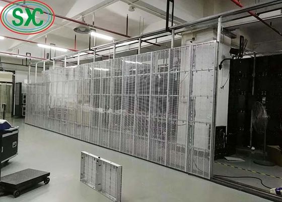 좋은 가격 광대 관점 투명 풀 컬러 LED 그리드 스크린 3년 보증 온라인으로