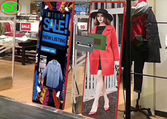 P3 휴대용에 의하여 지도된 광고판, RGB SMD 2121는 거울 포스터를 지도했습니다