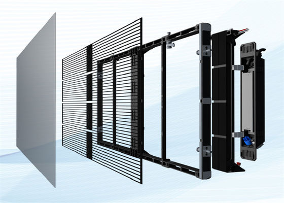 운전 방법 운전 방법 SMD2121 소매 디스플레이용 투명한 LED 비디오 벽 P3.91-7.82 1000 시간 평균 고장 없음