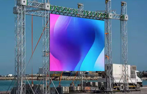 좋은 가격 철강 HD 광고 LED 화면, 방수 하우징 및 높은 픽셀 밀도 62500/sqm 온라인으로