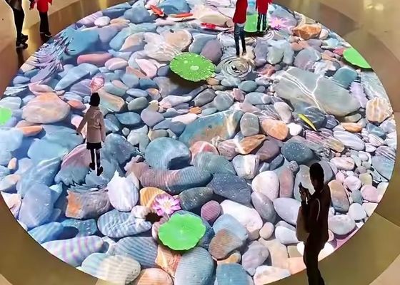 3840hz/s 갱신 속도 반짝이는 빛 댄스 플로어 모듈 Qty W2 X H4 8PCS 모든 온도 범위 -20°C ~ 60°C