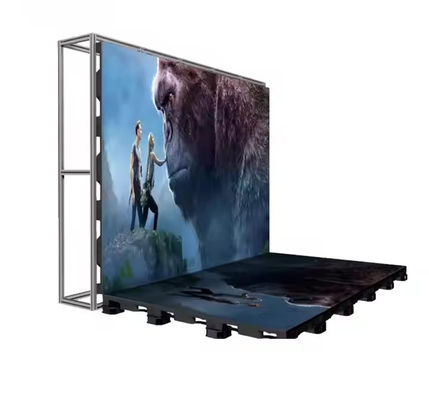 바닥 조명 3840hz/s의 높은 갱신 속도와 반짝이는 조명 효과를 가진 인터랙티브 LED 바닥