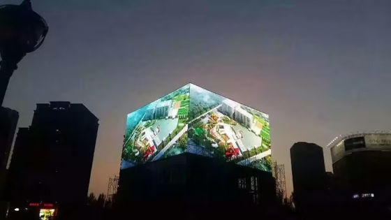 좋은 가격 TV 방송 신호에 대한 안정적인 성능으로 고 해상도 야외 p10 풀 컬러 LED 디스플레이 10mm 픽셀 피치 7000 cd/m2 밝기 16.700만색 IP65/IP54 보호 800W/m2 최대 전력 온라인으로