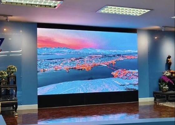 좋은 가격 COB P1.25 HD 다이캐스트 알루미늄 스크린 맞춤형 모듈 LED 디스플레이 HD 방수 박스 320*160mm IP65 NOVA 시스템 온라인