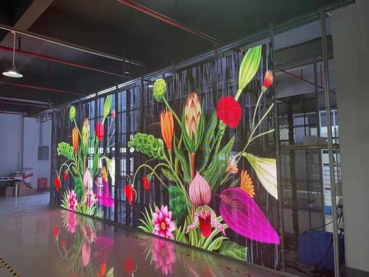 IP43 방수 투명 LED 디스플레이 실내 및 야외 광고 필요에 대한 궁극적인 해결책