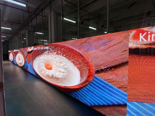 고 밝기 RGB LED 디스플레이 140/60 뷰 앵글 5500 밝기 320*160mm 모듈 크기