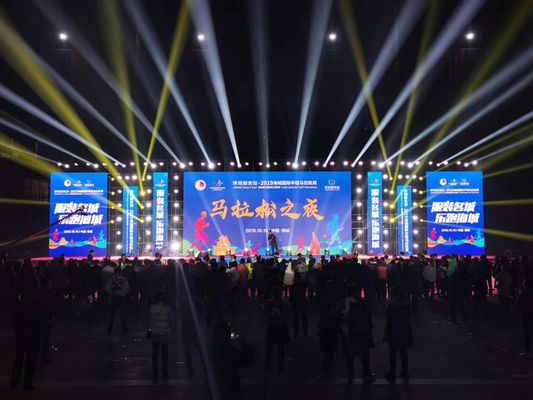 좋은 가격 다이 캐스트 알루미늄 LED 화면 500*500mm 500*1000mm 대형 스테이지 LED 패널 P391 온라인으로