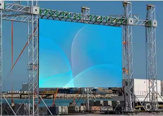 좋은 가격 야외 풀 컬러 LED 디스플레이 화면 P8 고정 방수 IP65 1/16 스캔 모드 온라인으로