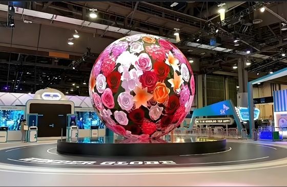 쇼핑몰/ 이벤트 물 막성 IP43 Sphere LED 스크린 FCC 인증으로 쇼핑 및 이벤트 필요