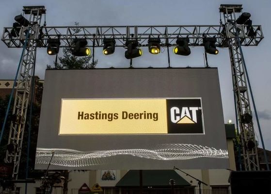 고화질 해상도와 높은 픽셀 밀도 62500/m2 야외 LED 화면