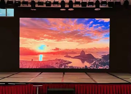 P6 방수성 전색 LED 주사형 알루미늄 스크린 환경 친화적