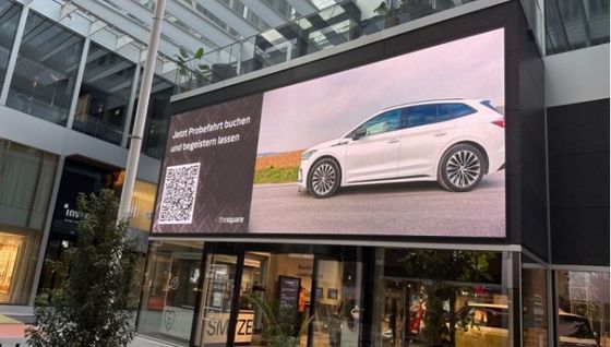 알루미늄 캐비닛 재질 192*192mm 모듈 크기 및 후면 서비스 유지보수 방식의 고정 LED 디스플레이