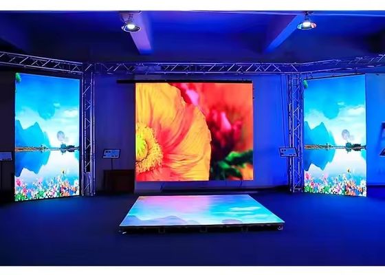 좋은 가격 창고에서 평균 소비 전력 438Watt/m2의 다이캐스팅 알루미늄 LED 캐비닛 임대 LED 디스플레이 온라인으로