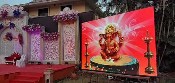 맞춤형 화면 크기 임대 LED 디스플레이 다이 캐스팅 알루미늄 캐비닛 재료와 SMD2121 LED 램프