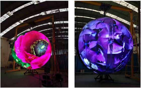좋은 가격 ISO 인증을 받은 구형 LED 화면 디스플레이 모듈 크기 320*160mm 전압 DC5V 온라인으로