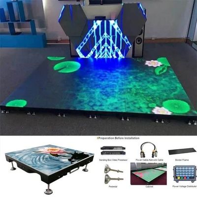 3840Hz/s Refresh Rate and RGB 3IN1 Control for Sparkling Light Dance Floor