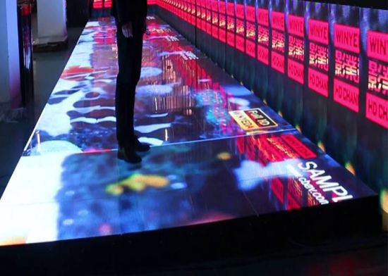 P 3.91 LED 댄스 플로어 (고객 라벨 포함, 20W 전력 소비)