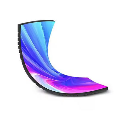 야외 360도 실린더 LED 디스플레이 컬럼 커브 스크린 광고 게시판