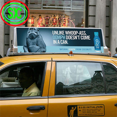 5mm 피치 사이즈 차량 LED 사이니지 효과적인 광고 솔루션