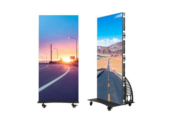 좋은 가격 광고용 실내 스탠딩 플로어 LED 디스플레이 LED 스크린 P2.5 640*1280mm, 고휘도 온라인으로