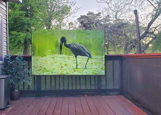 야외 p6 192*192mm 풀 컬러 고정 설치 LED 디스플레이 방수 캐비닛 광고 LED 화면