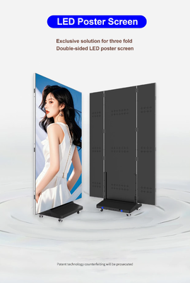 좋은 가격 모듈 해상도 160*80 LED 포스터 디스플레이, P2mm 피치 및 SMD2121 LED 칩 탑재, 실내 디지털 마케팅에 이상적 온라인으로