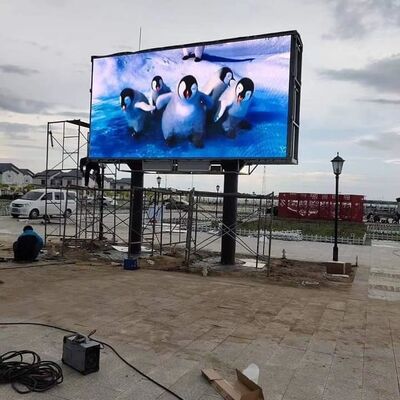 좋은 가격 960X960mm 옥외 LED 광고 표시판 P6 고휘도 6500nit 및 3840hz 재생률 온라인으로