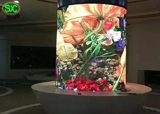 좋은 가격 P4 실내 조정 풀 컬러 란은 전시, 둥근 디지털 방식으로 명확한 지도한 전시를 지도했습니다 온라인으로