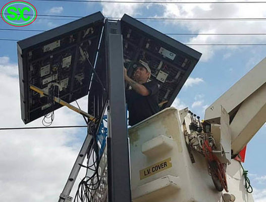 디지털 방식으로 전자 지도한 게시판 P6는 전시 IP68 방수 측 Ladvertising 이중으로 합니다