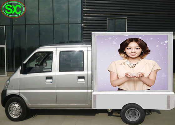 좋은 가격 옥외 이동할 수 있는 트럭 발광 다이오드 표시, 임대료는 5 년 이동할 수 있는 스크린 P4를 보장 지도했습니다 온라인으로