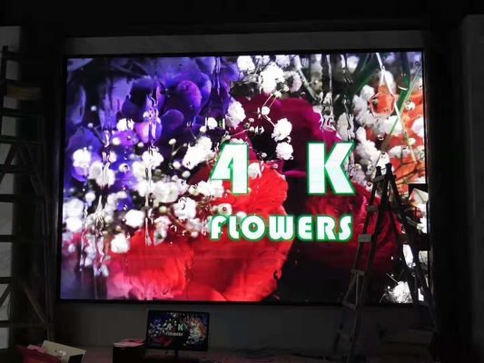 좋은 가격 광고 P4 고해상 실내 HD 풀 컬러 발광 다이오드 표시 벽 정면 자석 온라인으로