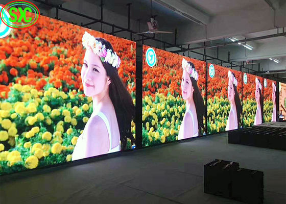 P3 - P6 LED 무대 커튼 스크린 192*1292mm LED 모듈 크기, 넓은 시각 각도 LED 무대 커튼 스크린