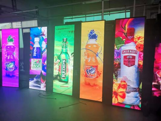 좋은 가격 P3 휴대용 LED 광고판, 거울 포스터 패널 디스플레이 RGB SMD 2121 온라인으로